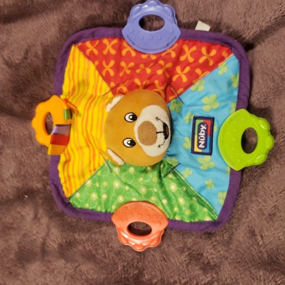 Nuby‎ bear Lovey Teething Blanket